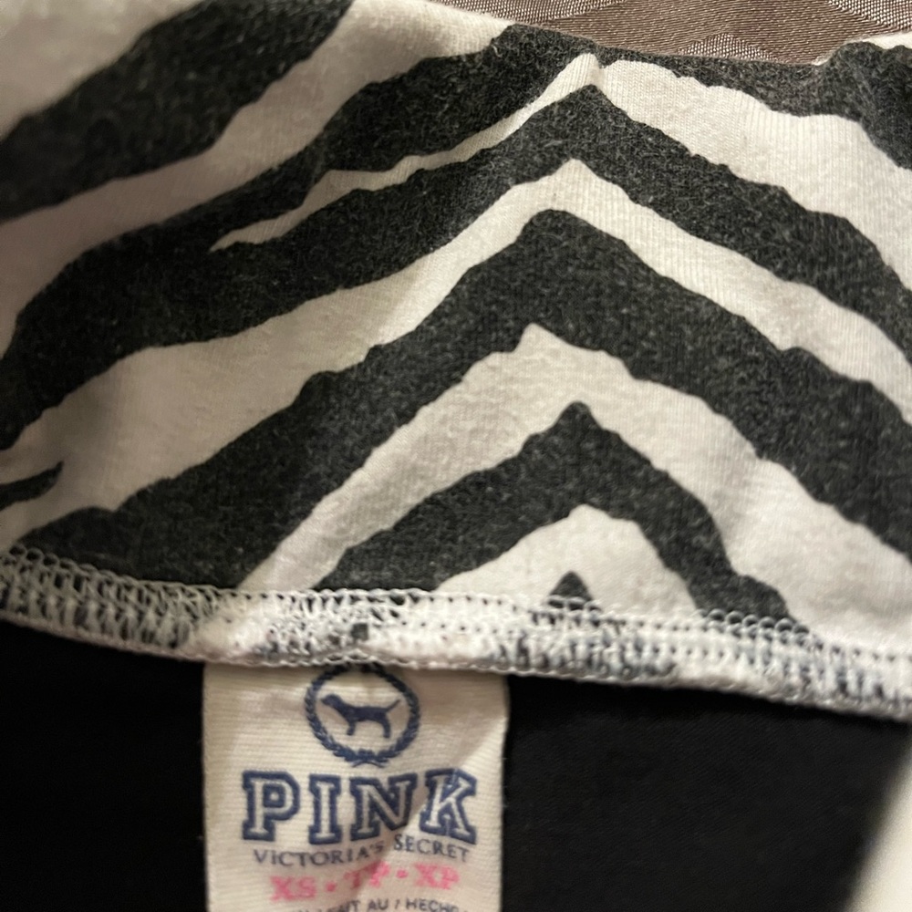Victoria’s Secret PINK size XS black cropped leggings - Picture 3 of 3